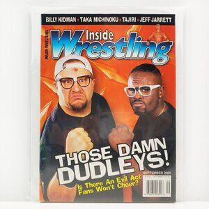 Inside Wrestling Magazine Shawn Michaels Dudley Boyz Sept. 2000 VTG Unread Stock
